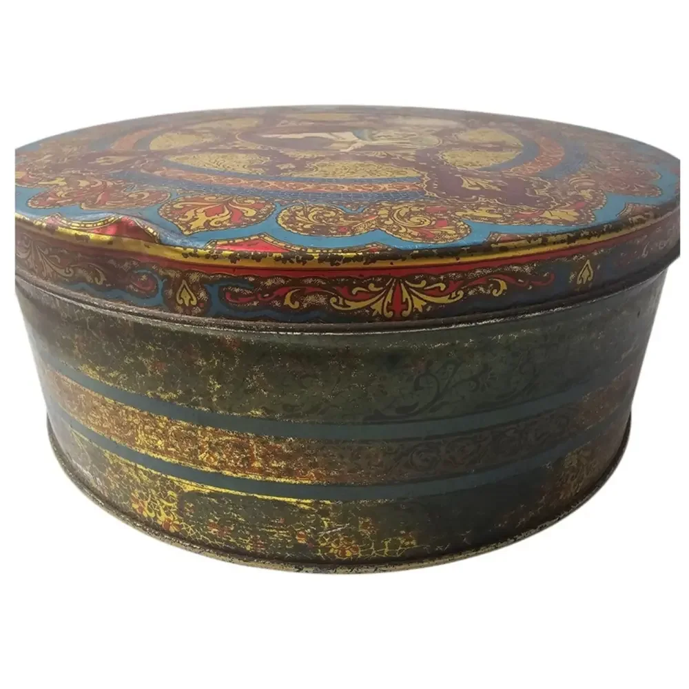 Vintage Hostess Fruit Cake Metal Tin 8